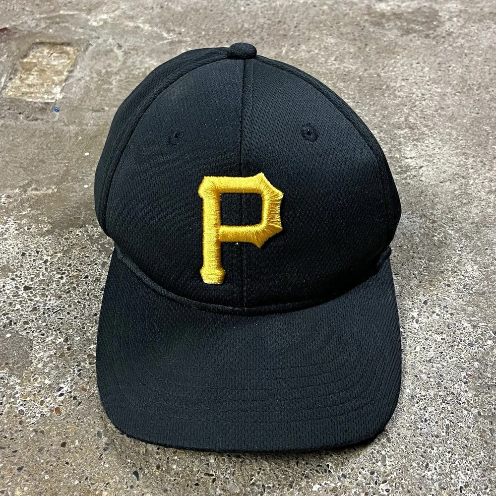 OC Sports Pittsburgh Pirates Cap Youth Strap Back Adjustable Black MLB Baseball